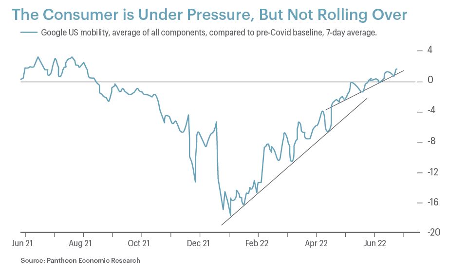 Consumer is Under Pressure, but Not Rolling Over