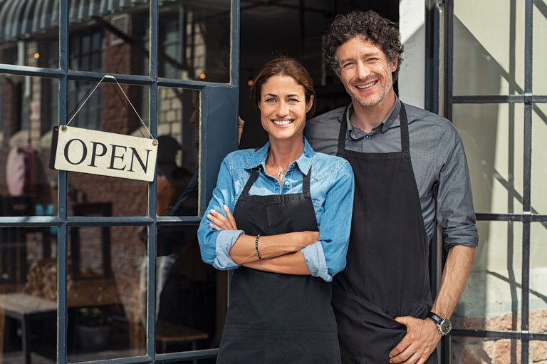 Small Business Owner Couple