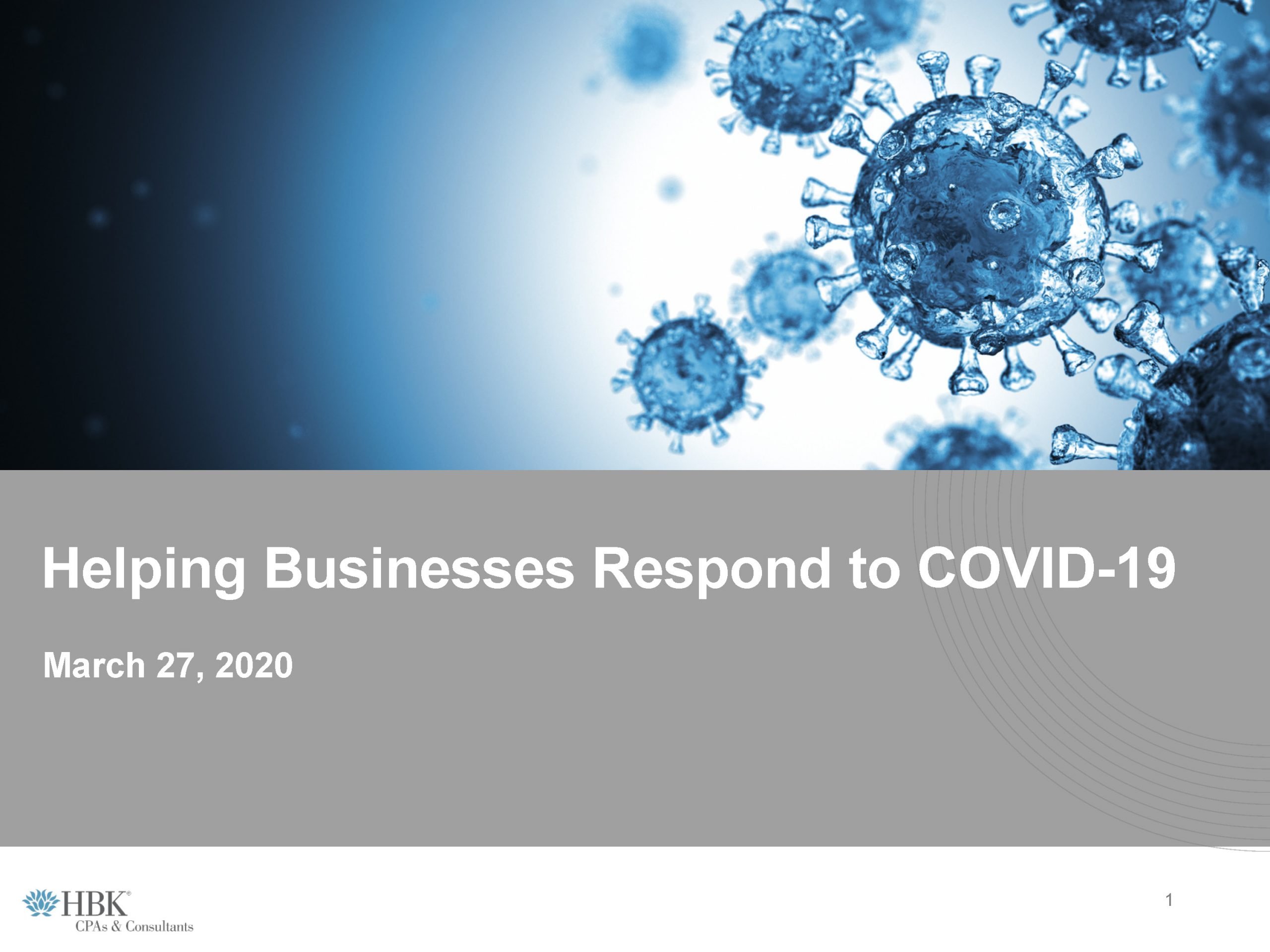 Watch: Helping Businesses Respond to COVID 19